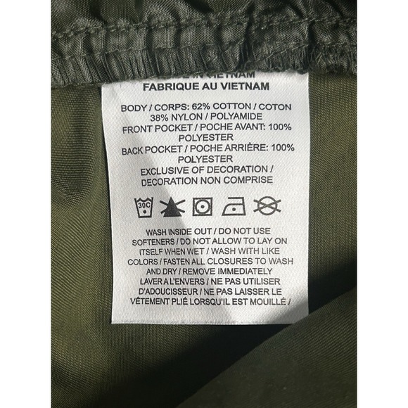 Nike Pants Mens Large Green Camo Utility Unlined Woven Cargo Zip Fly DM0099-355 - Picture 14 of 16